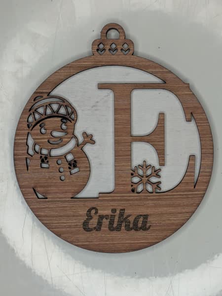 E Bauble Custom Engraved - Image 3