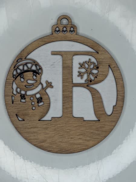 R Bauble Custom Engraved - Image 10