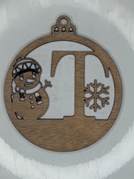 T Bauble Custom Engraved - Image 10