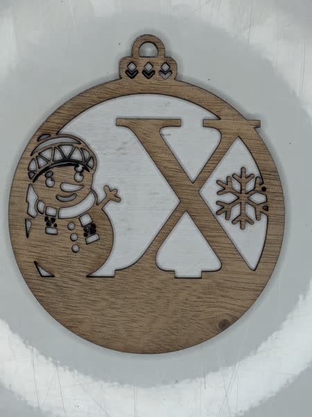 X Bauble Custom Engraved - Image 12