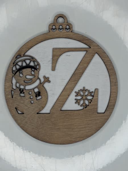 Z Bauble Custom Engraved - Image 9