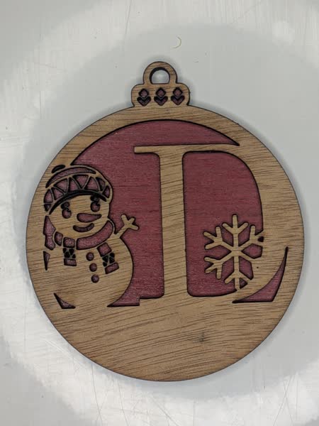 D Bauble Custom Engraved - Image 8