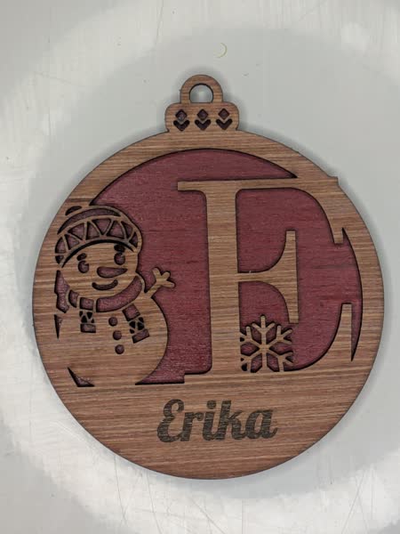 E Bauble Custom Engraved - Image 5