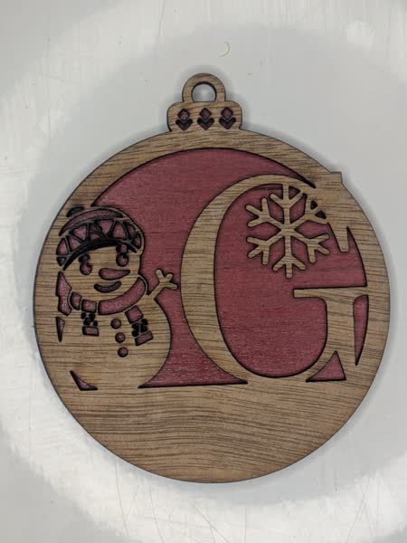 G Bauble Custom Engraved - Image 8