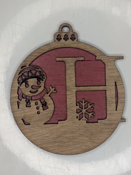 H Bauble Custom Engraved - Image 9