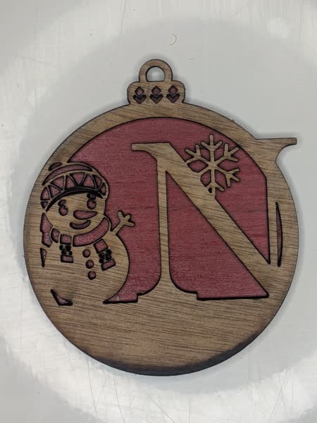 N Bauble Custom Engraved - Image 8