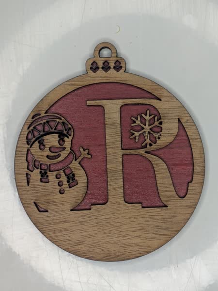 R Bauble Custom Engraved - Image 8