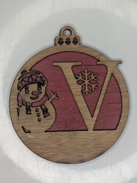 V Bauble Custom Engraved - Image 8