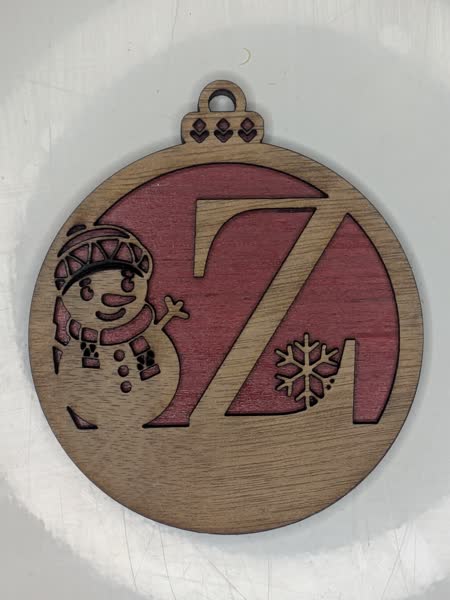 Z Bauble Custom Engraved - Image 7