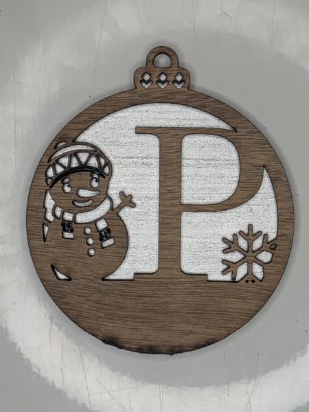 P Bauble Custom Engraved - Image 11