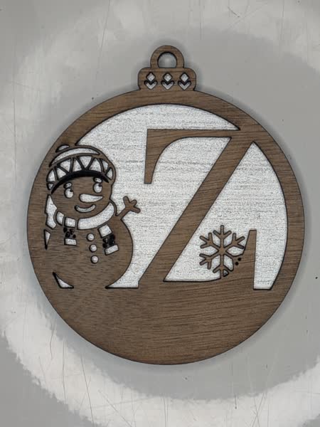 Z Bauble Custom Engraved - Image 11