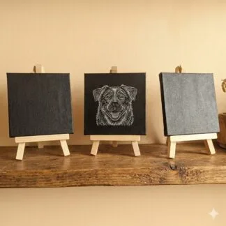 Custom Engraved Easel on a Stand