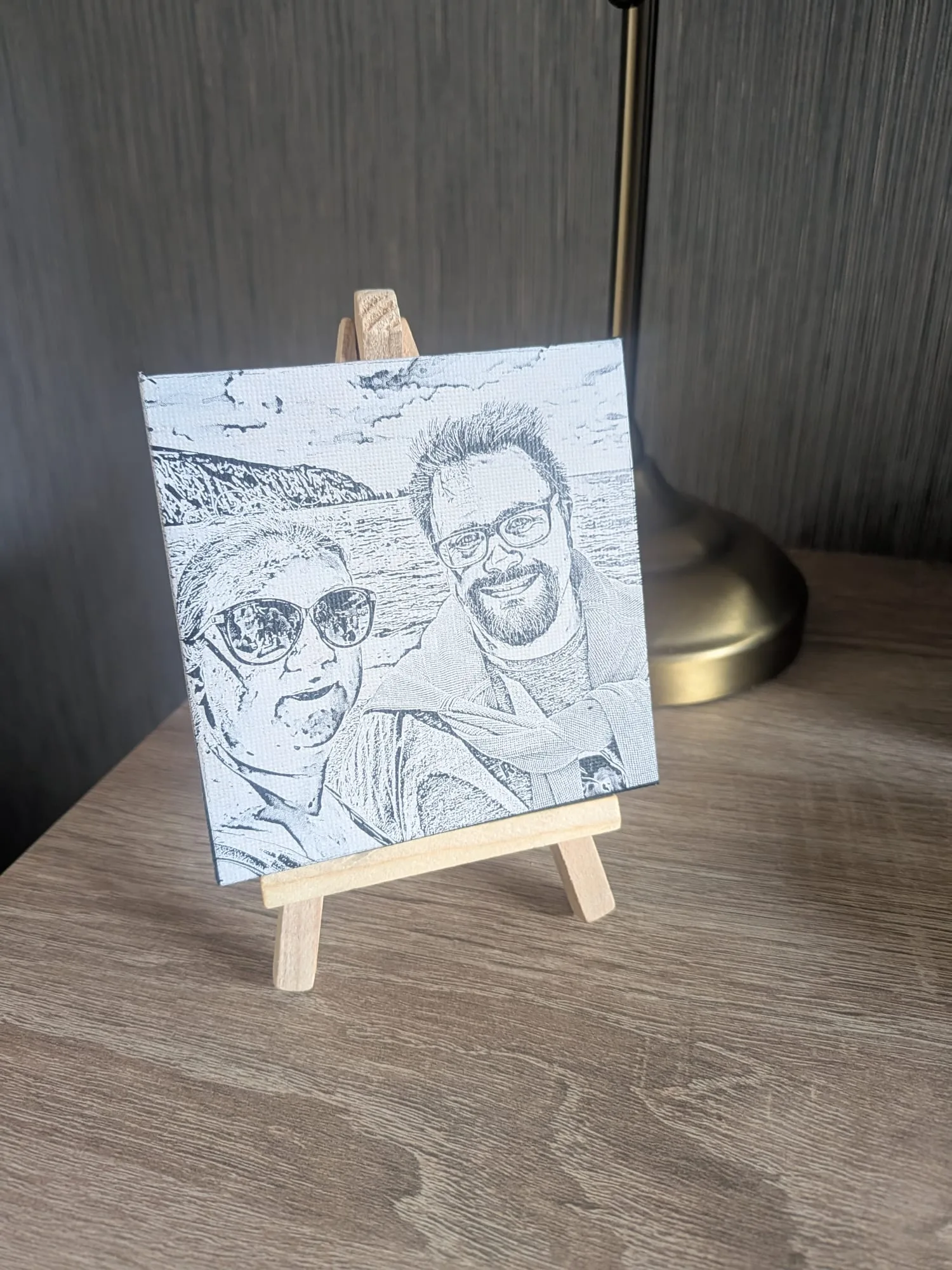 Custom Engraved Easel on a Stand - Image 5